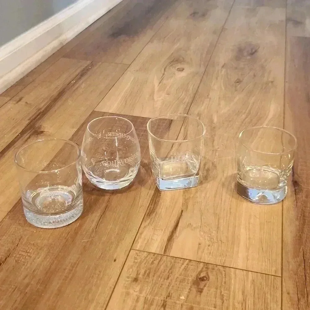 Lot of whiskey bourbon glasses 4 Piece